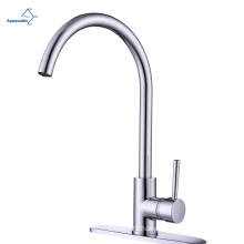 High Quality Single Hole Deck-Mounted 304 stainless steel kitchen faucet